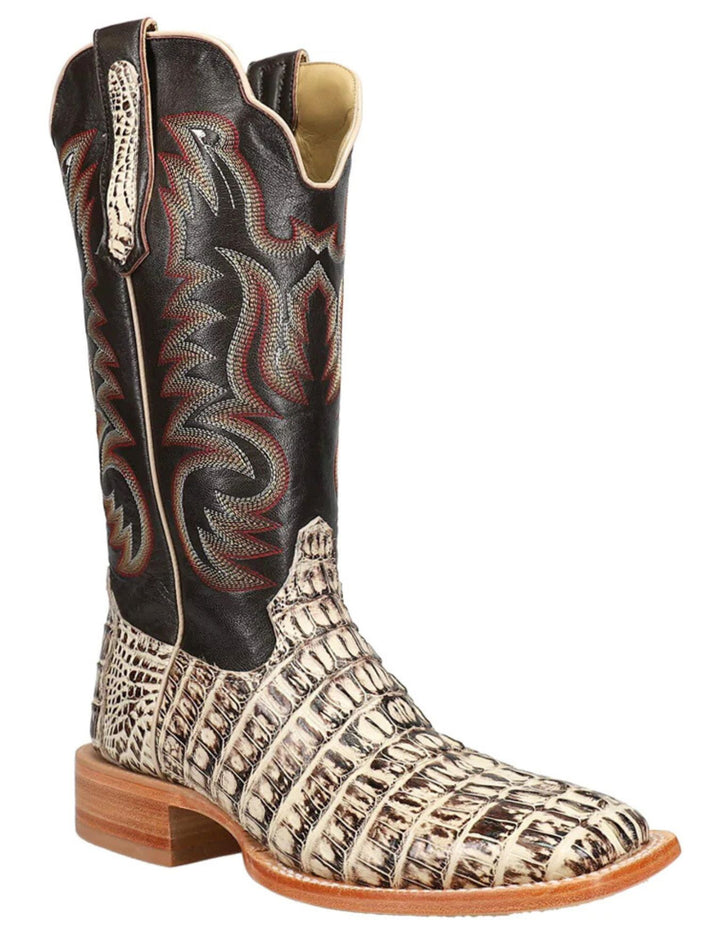 R. Watson Mens Orix Hornback Caiman Tail Boots