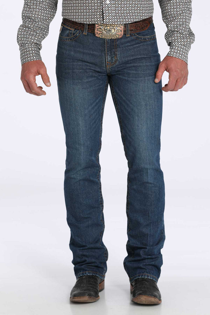 Cinch Mens Ian Dark Stone Bootcut Jeans