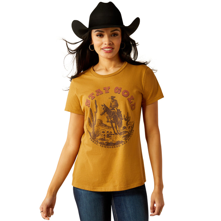 Ariat Womens Stay Golden T-Shirt