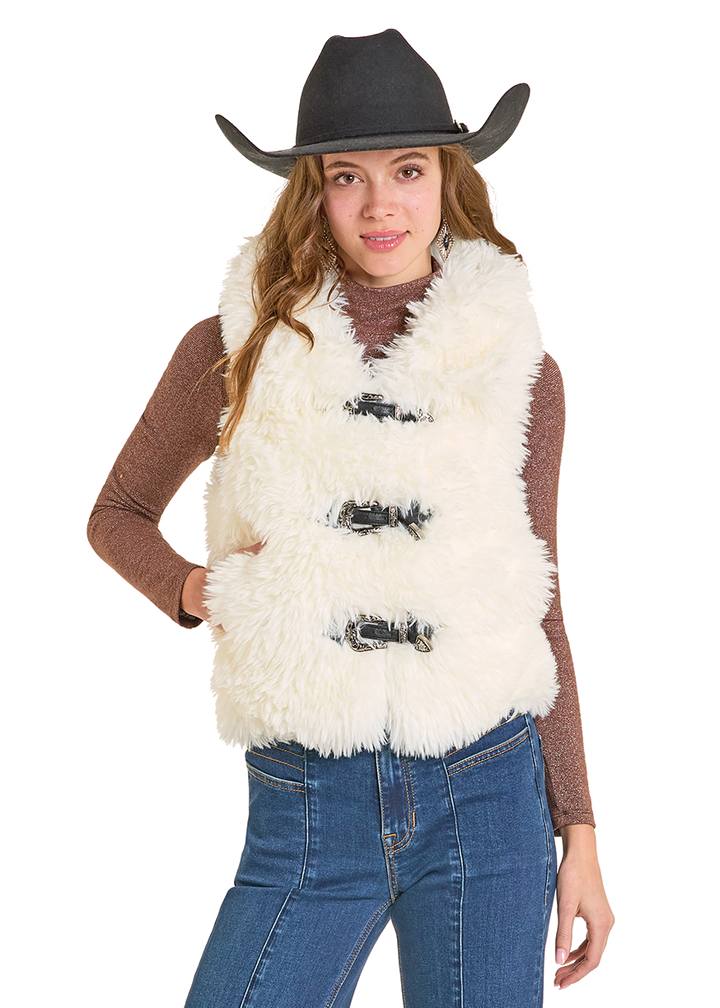 Panhandle Womens Fur Vest