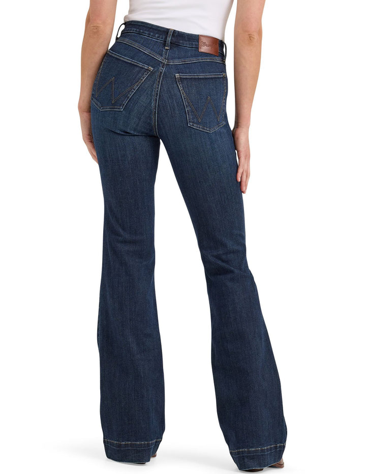 Wrangler Womens Dark Wash Bespoke Trouser Jeans