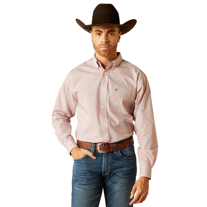 Ariat Mens Blue Larson Classic Fit Shirt