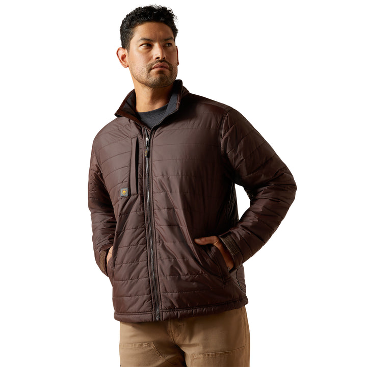 Ariat Mens Brown Rebar Cordura Ripstop Lightweight Insulated Jacket