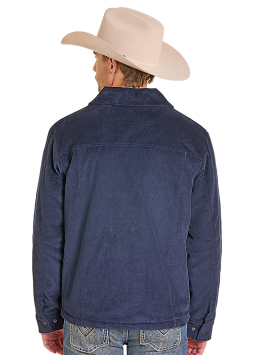 Panhandle Mens Navy Corduroy Jacket