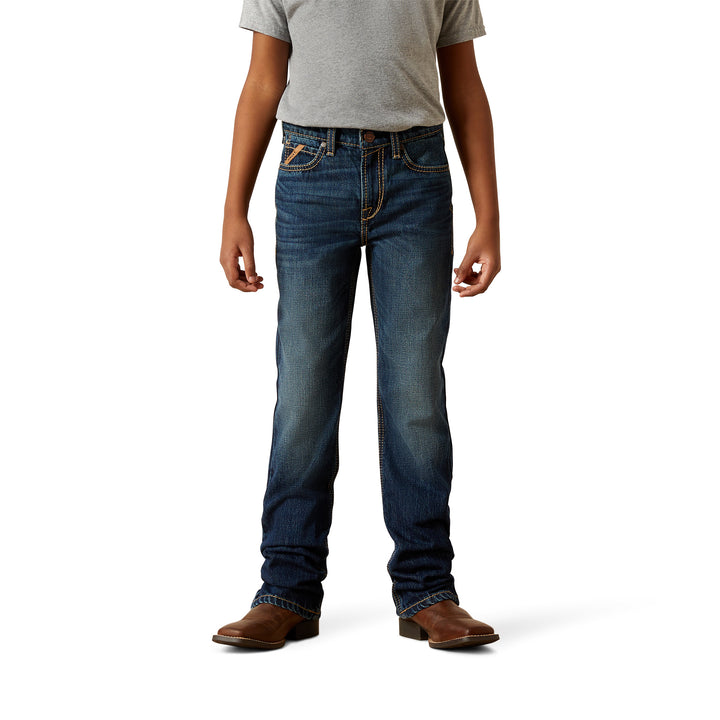Ariat Boys B4 Relaxed Baron Boot Cut Jeans