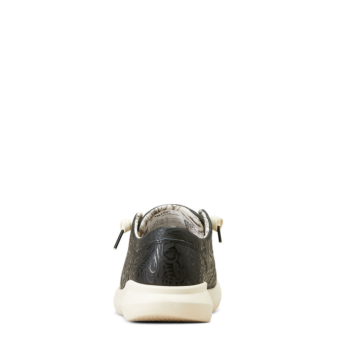 Ariat Womens Black Tooled Print Casual Shoes