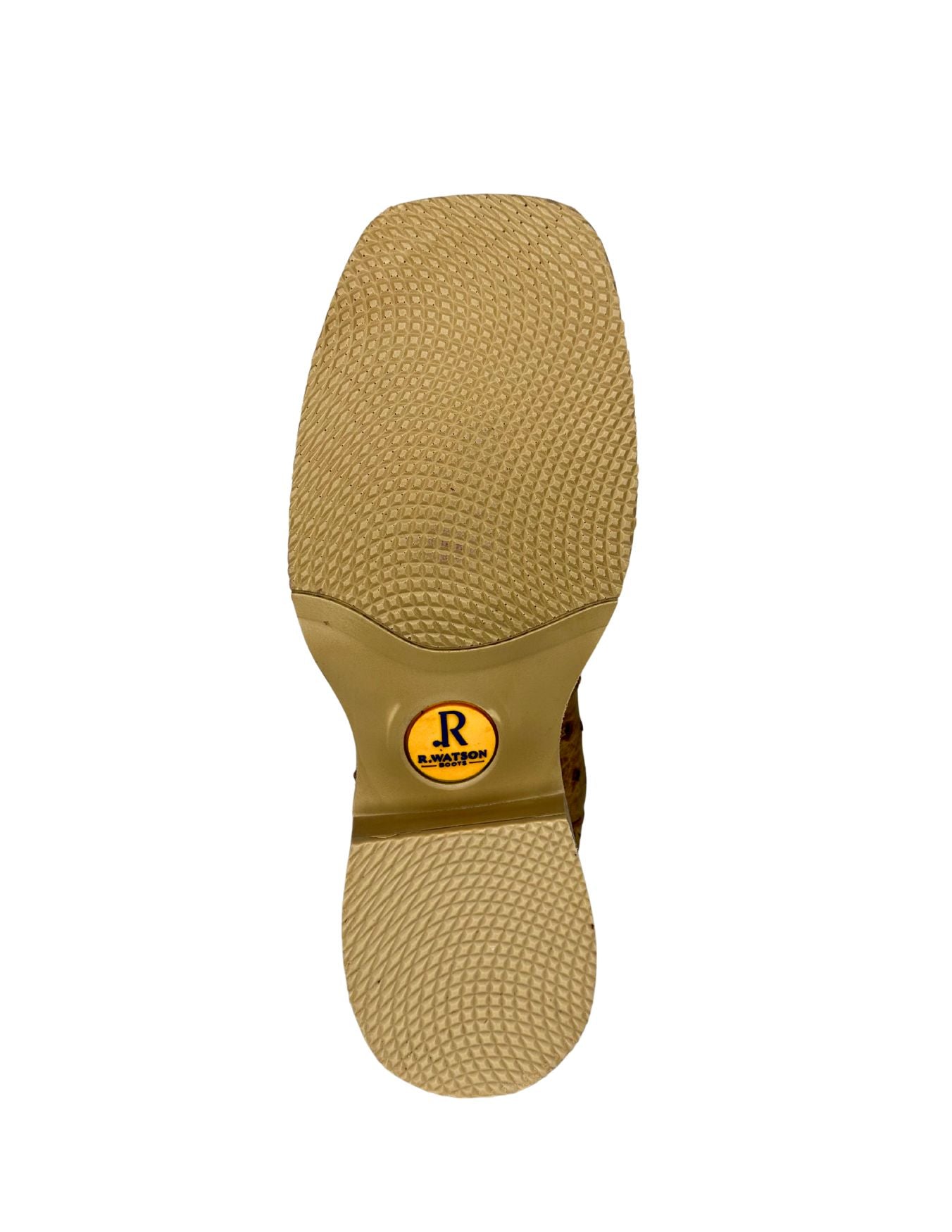 R. Watson Mens Antique Saddle Full Quill Ostrich Boots – Texas