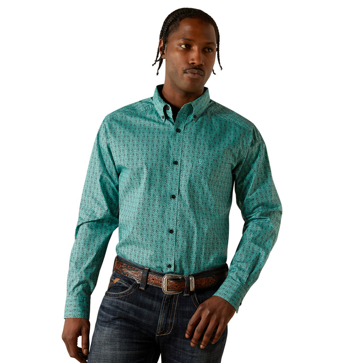 Ariat Mens Berger Fitted Long Sleeve Shirt