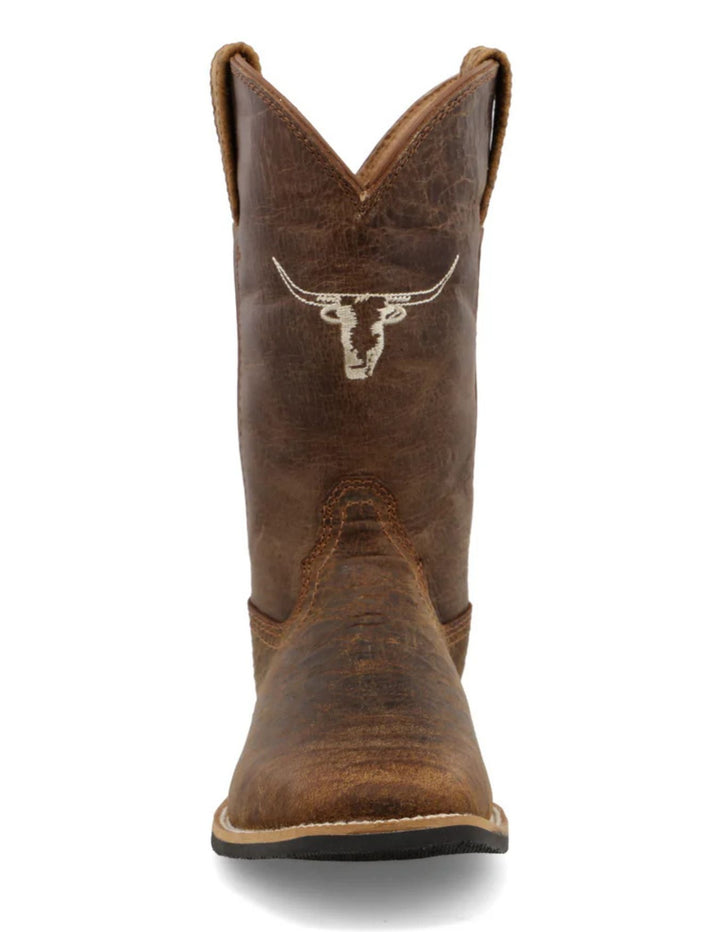 Twisted X Boys Top Hand Tan Chocolate Boots