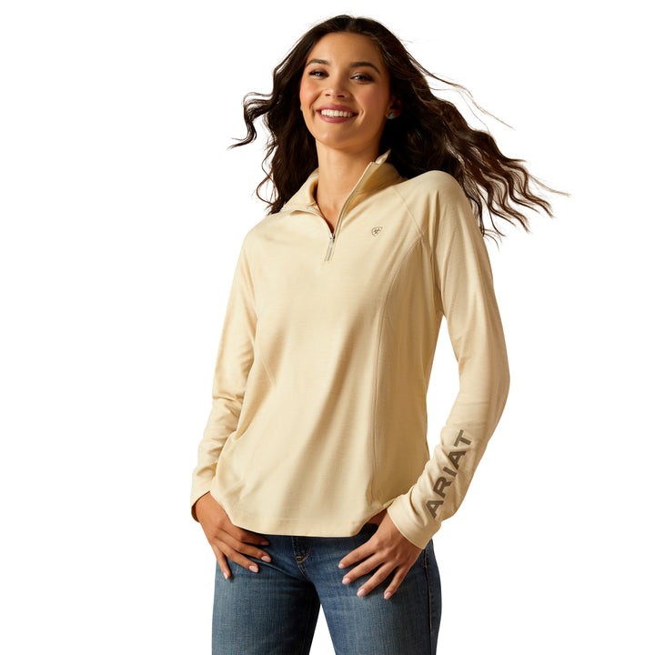 Ariat Womens Summer Sand Laguna Quarter Zip