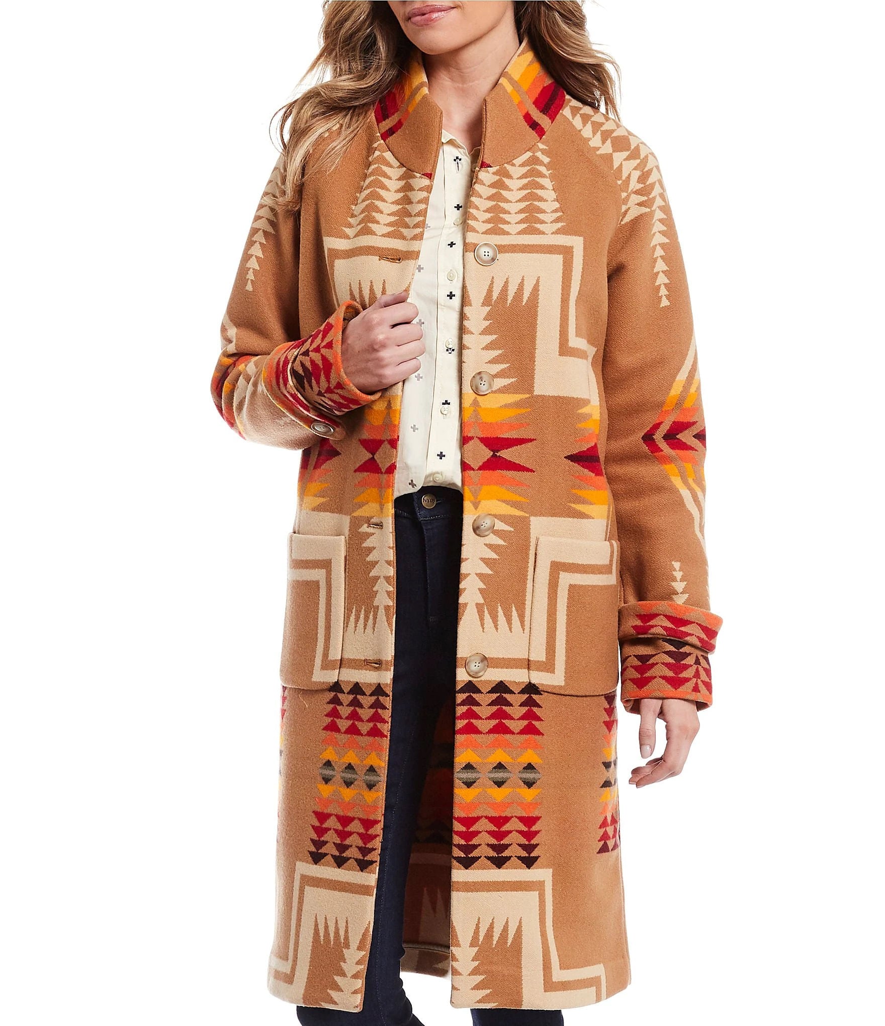 Pendleton Womens 1930s Archive Tan Harding Coat – Texas Boot Company