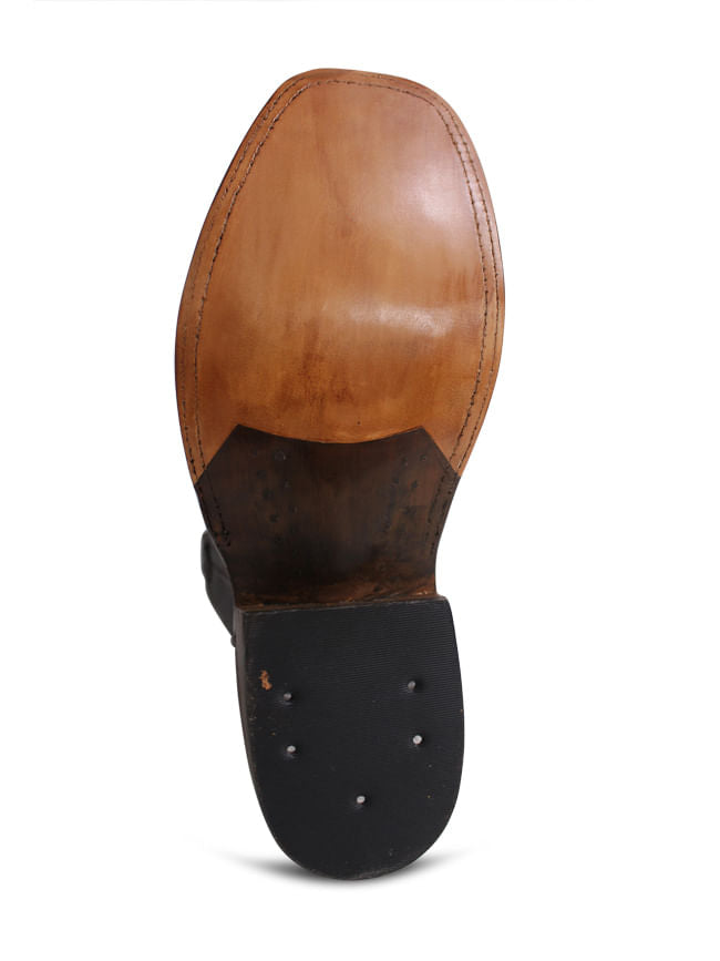 Rios Of Mercedes Mens Caiman Belly Chocolate Waxy Boots