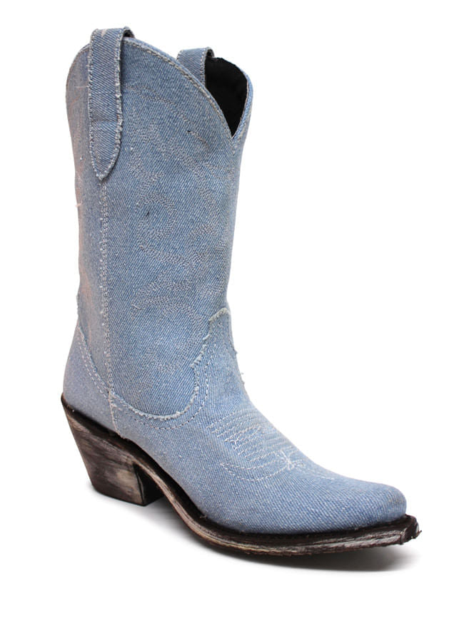 Liberty Black Womens Mezclilla Indigo Stone Boots