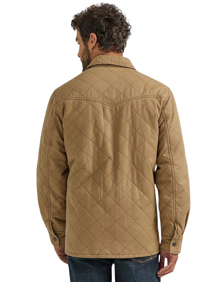 Wrangler Mens Clay Reversible Quilted Jacket