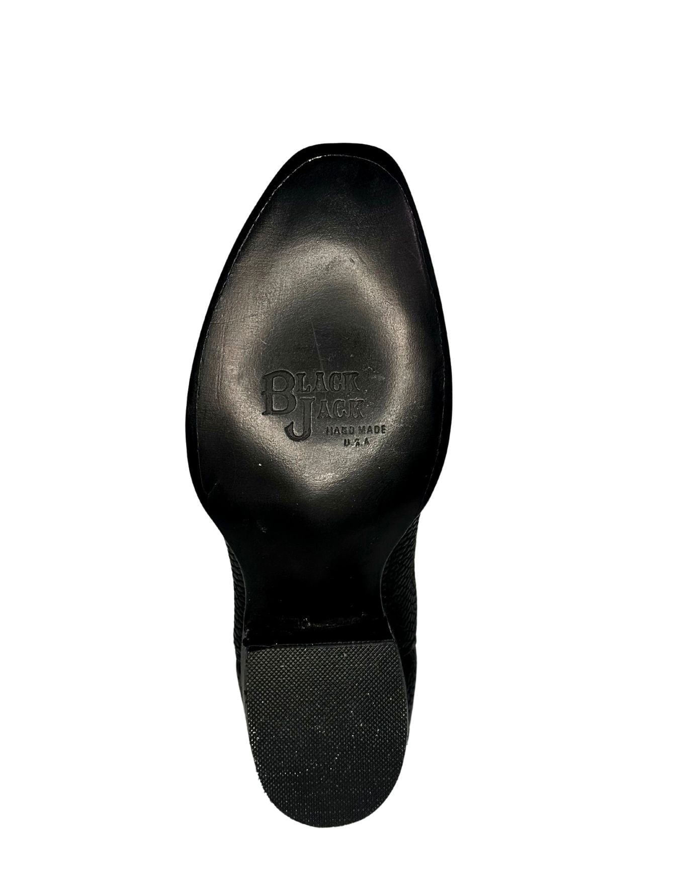 Black Jack Mens Black Beaver Tail Boots – Texas Boot Company