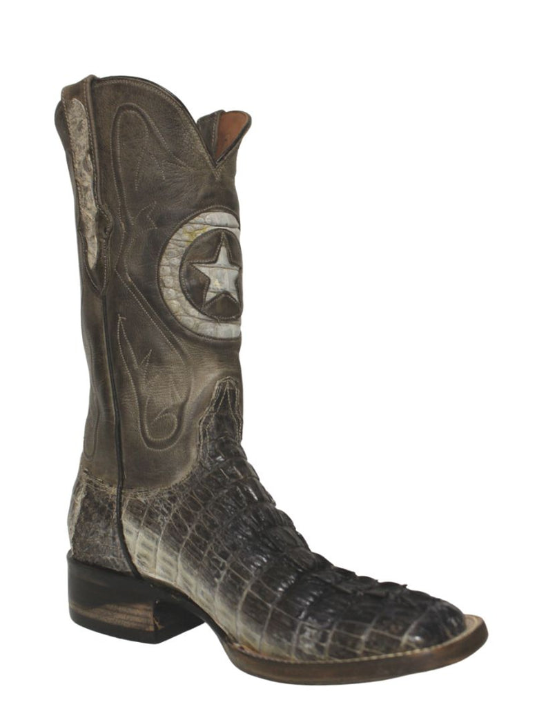 Black Jack Mens Natural Caiman Crocodile Tail Boots – Texas Boot