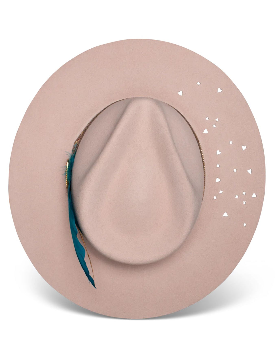 Charlie 1 Horse Hillbilly Hippie Powder Pink Fashion Hat