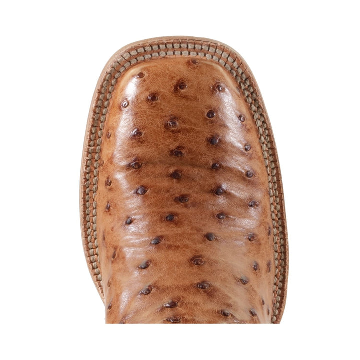 Hyer Womens Harper Brown Ostrich Boots
