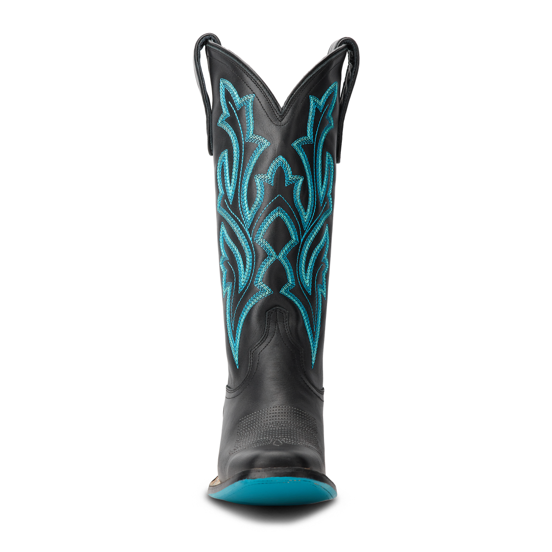 Classic Square Boot - Jet Black