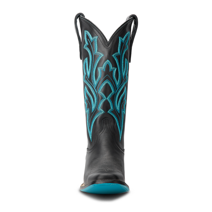 Classic Square Boot - Jet Black