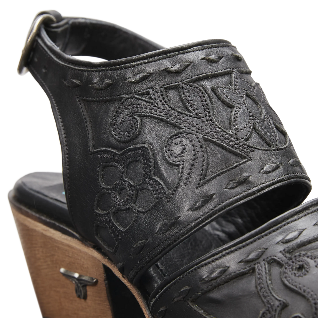 Robin Slingback Mule - Jet Black