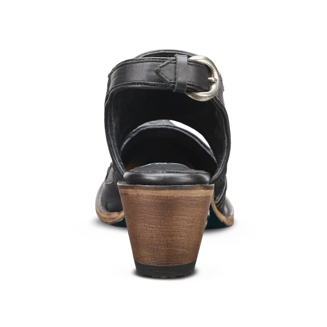 Robin Slingback Mule - Jet Black