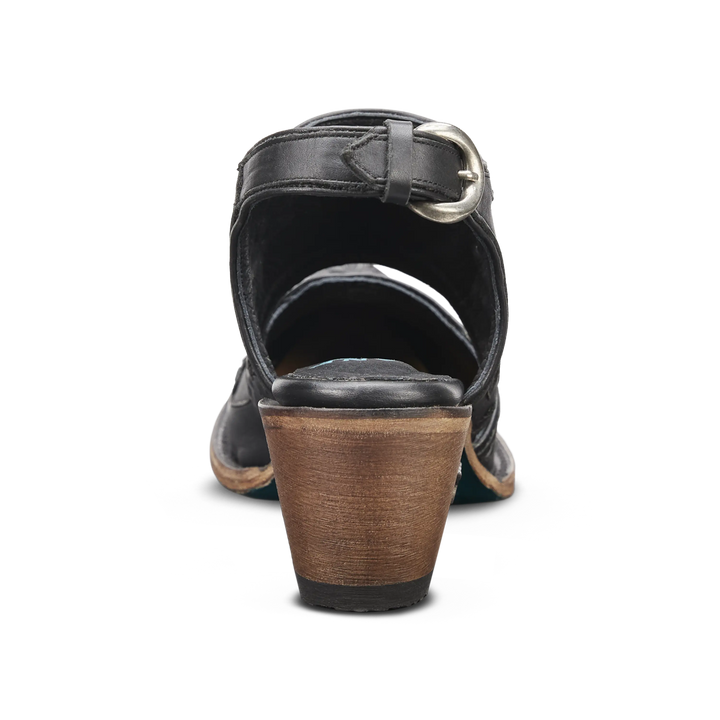 Robin Slingback Mule - Jet Black