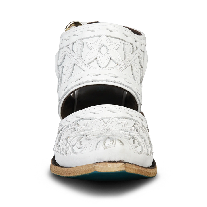 Robin Slingback Mule - Matte White