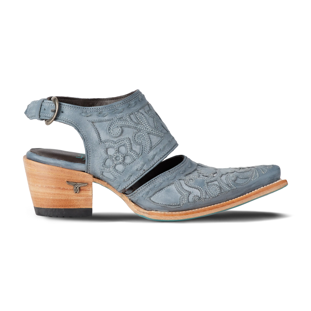 Robin Slingback Mule - Washed Denim