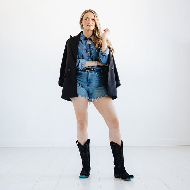 Lexington Boot - Soft Black Suede