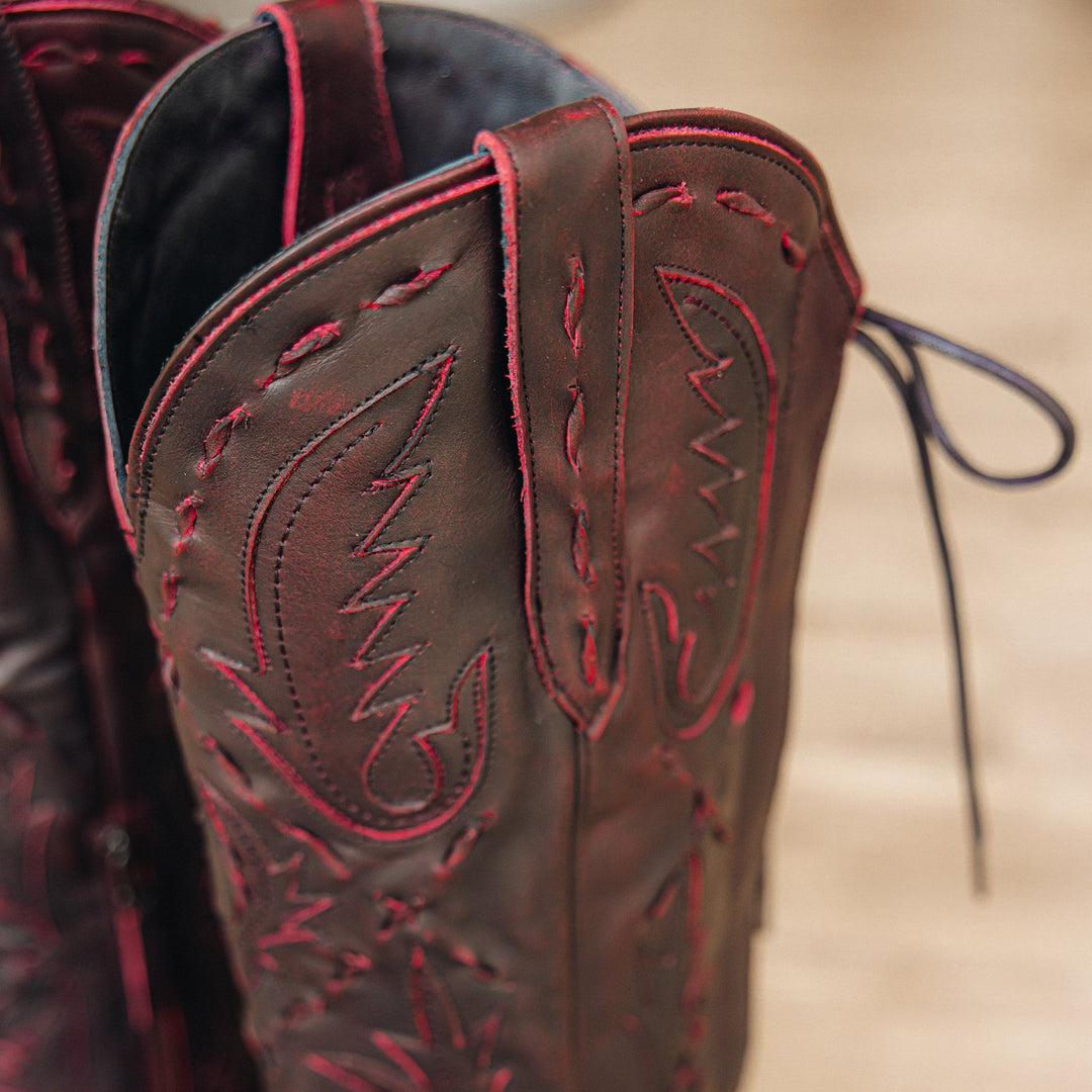 Reverie Knee High Corset - Black Cherry