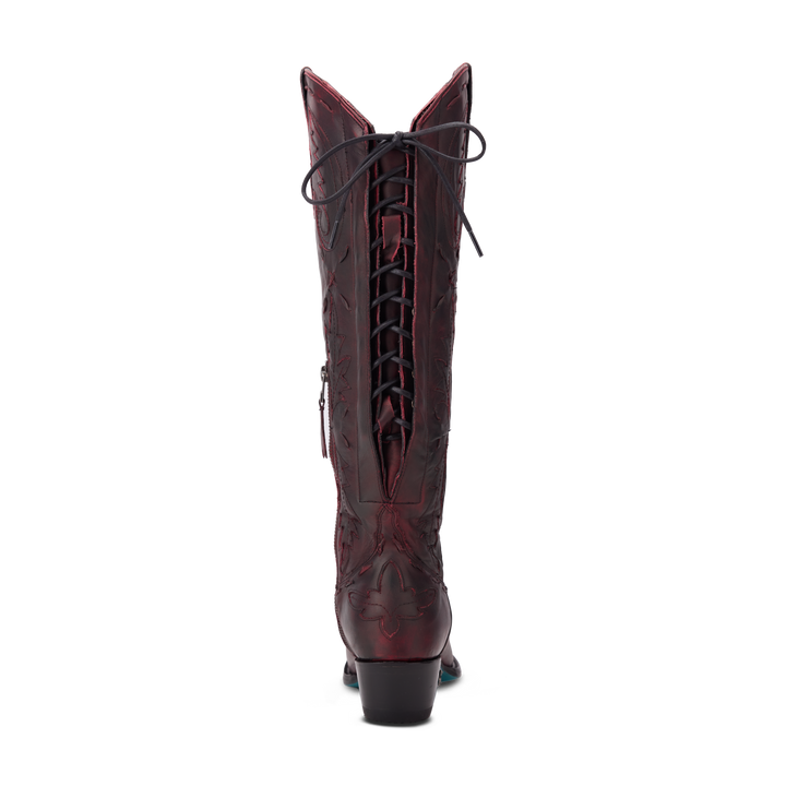 Reverie Knee High Corset - Black Cherry