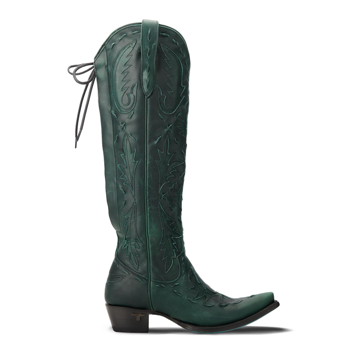 Reverie Knee High Corset - Emerald Green