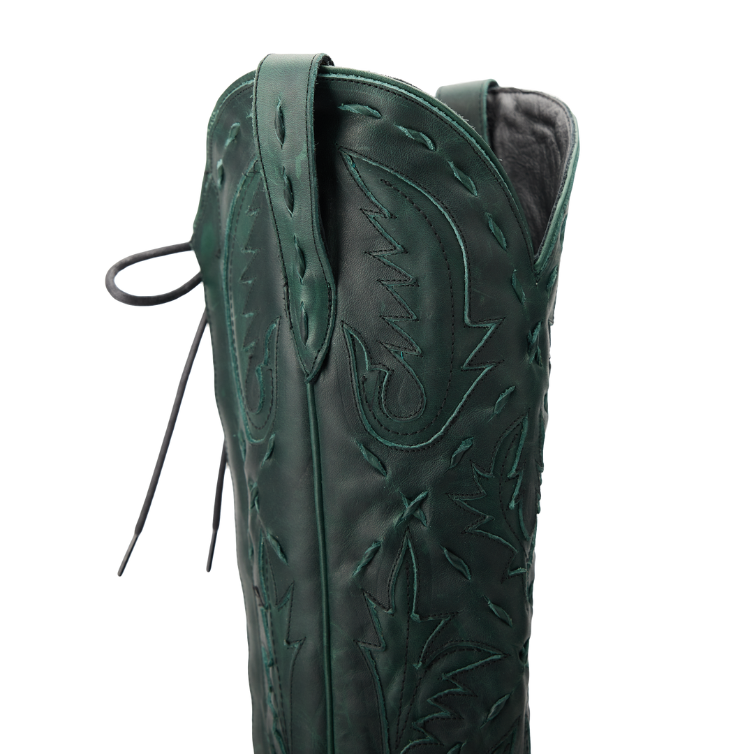 Reverie Knee High Corset - Emerald Green