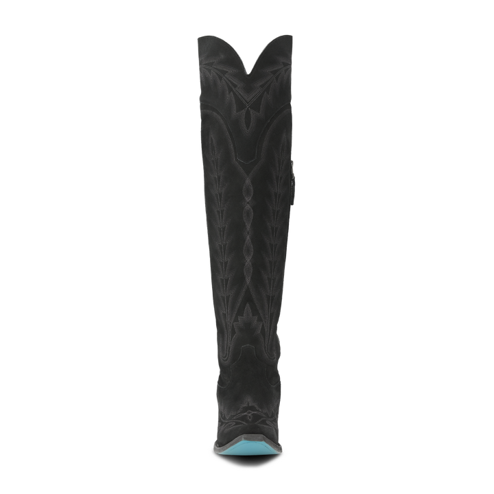 Lexington OTK Corset - Soft Black Suede