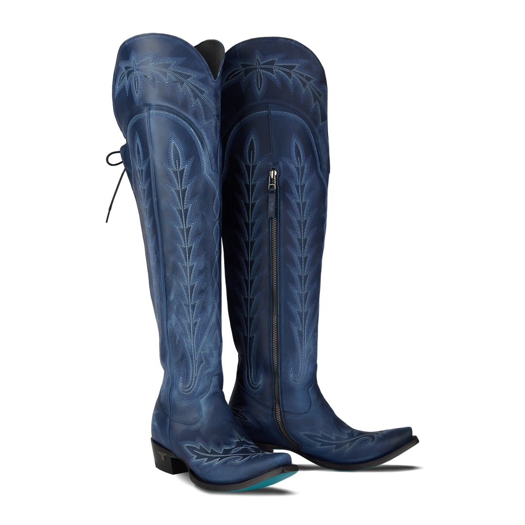 Lexington OTK Corset - Midnight Navy