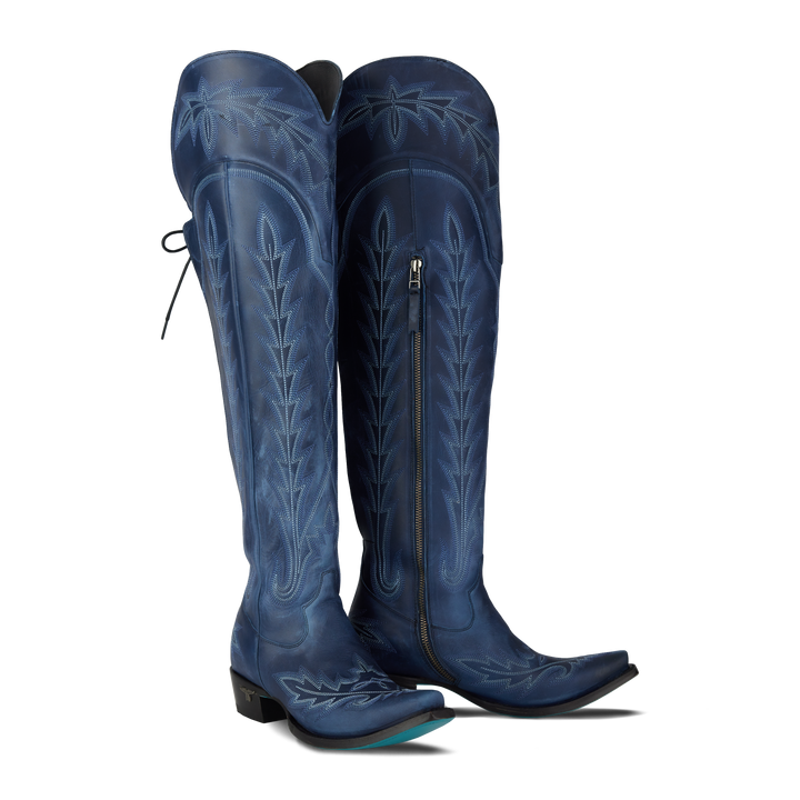 Lexington OTK Corset - Midnight Navy