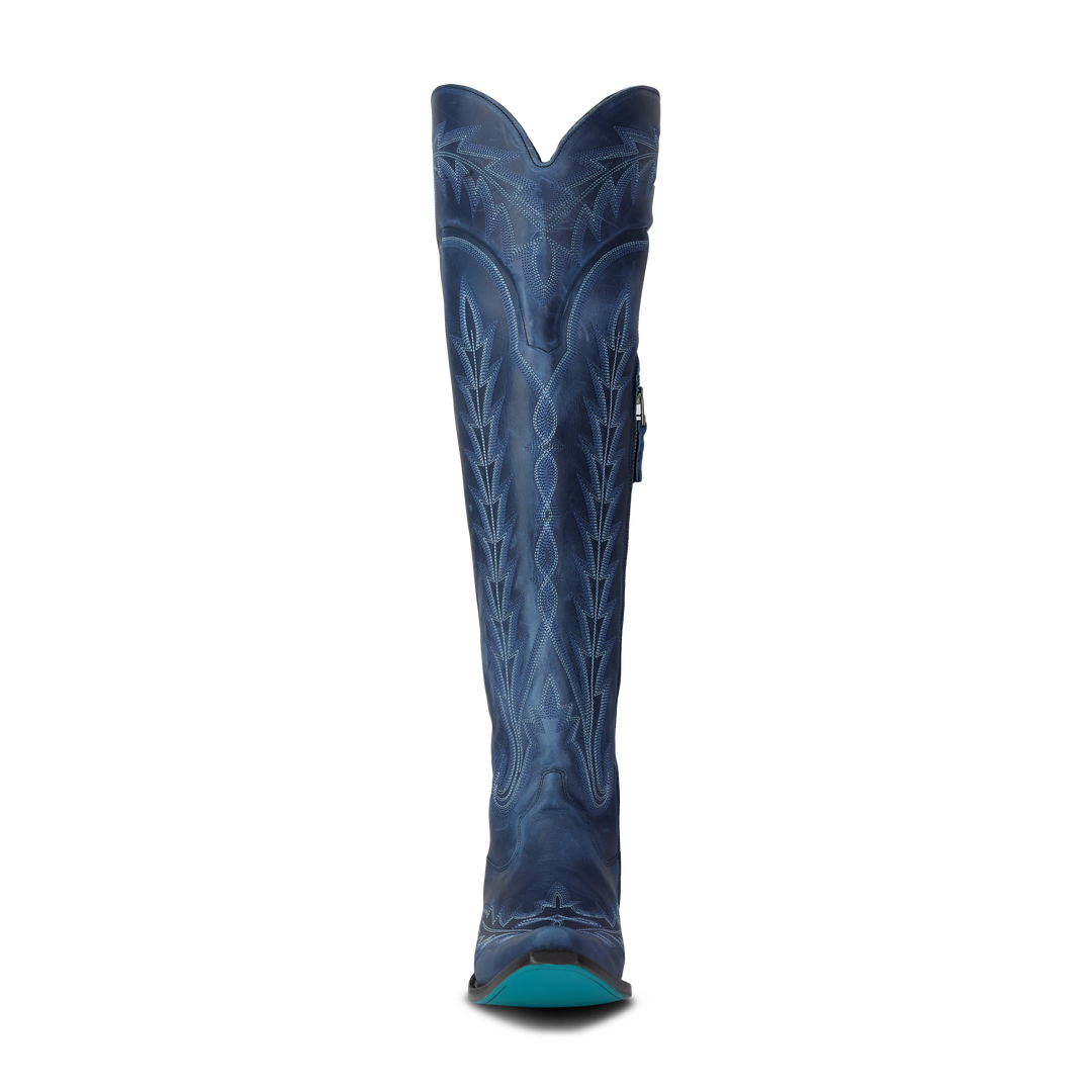 Lexington OTK Corset - Midnight Navy