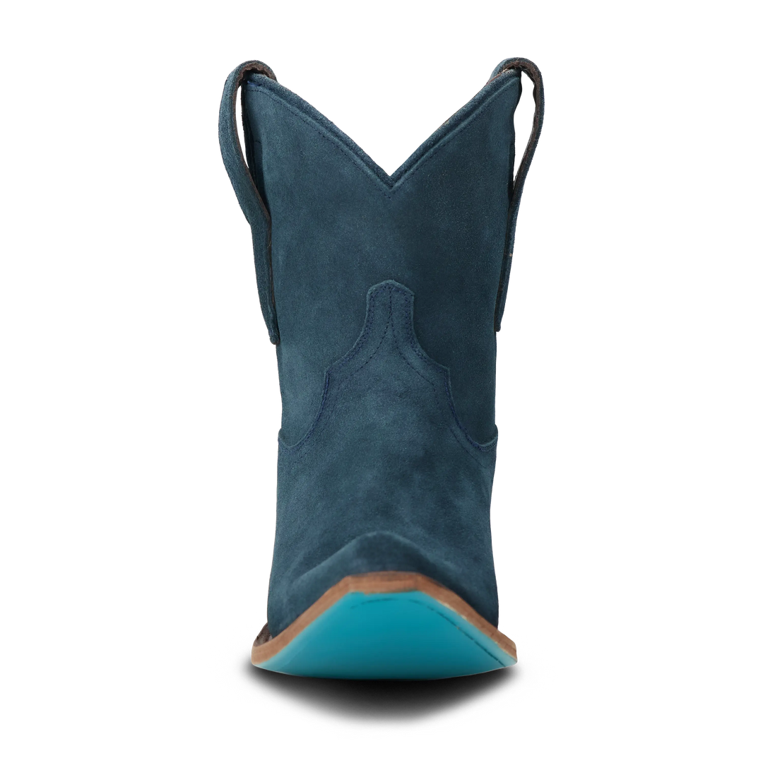 Emma Jane Bootie - Navy Suede