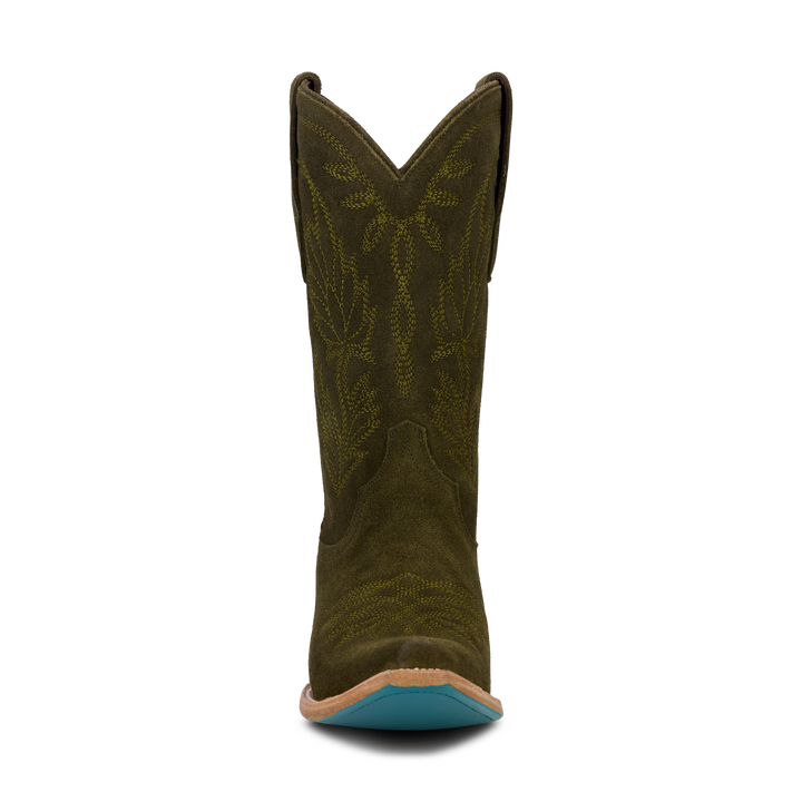 Sandaga Midi - Olive Suede