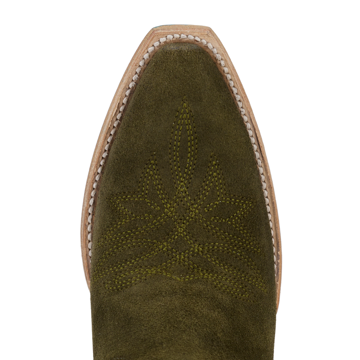 Sandaga Midi - Olive Suede