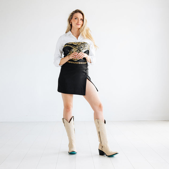 Smokeshow Boot - Pale Ivory