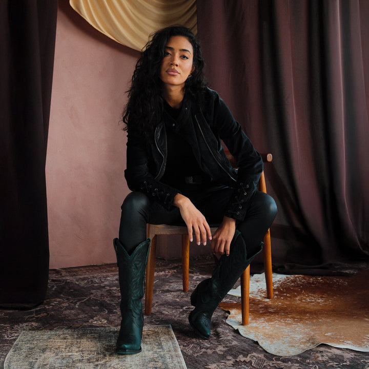 Smokeshow Boot - Emerald Green