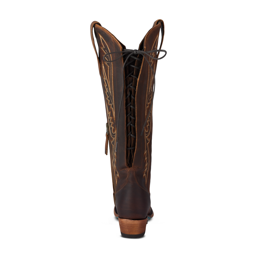 Monica Knee High Corset - Cognac