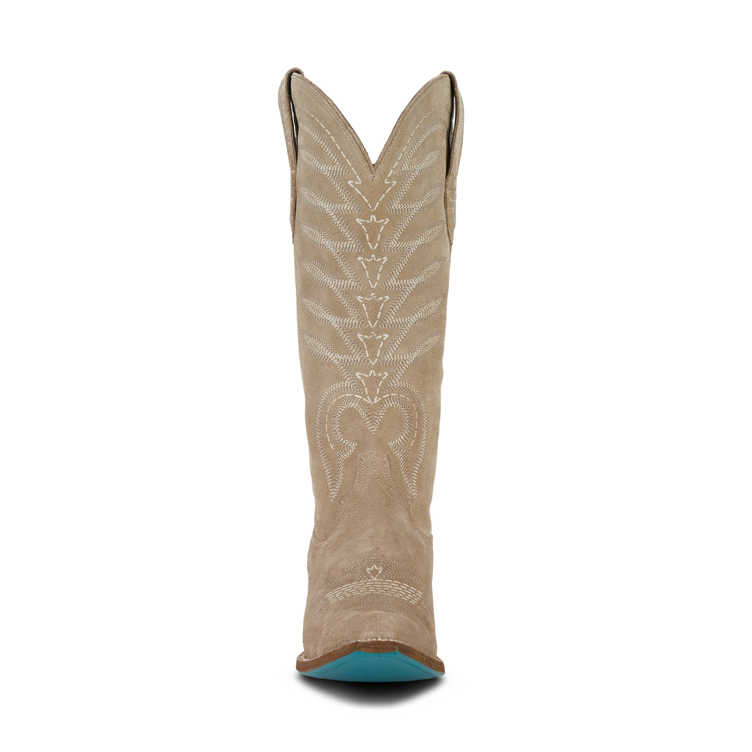 Squash Blossom Boot - Latte Suede