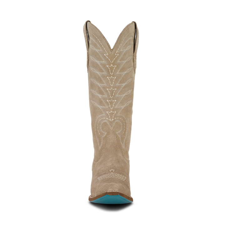 Squash Blossom Boot - Latte Suede