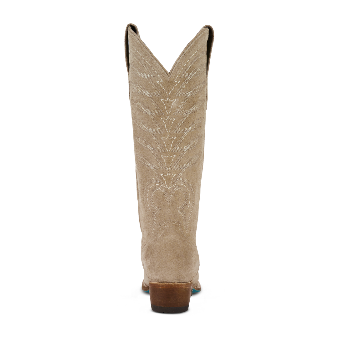 Squash Blossom Boot - Latte Suede