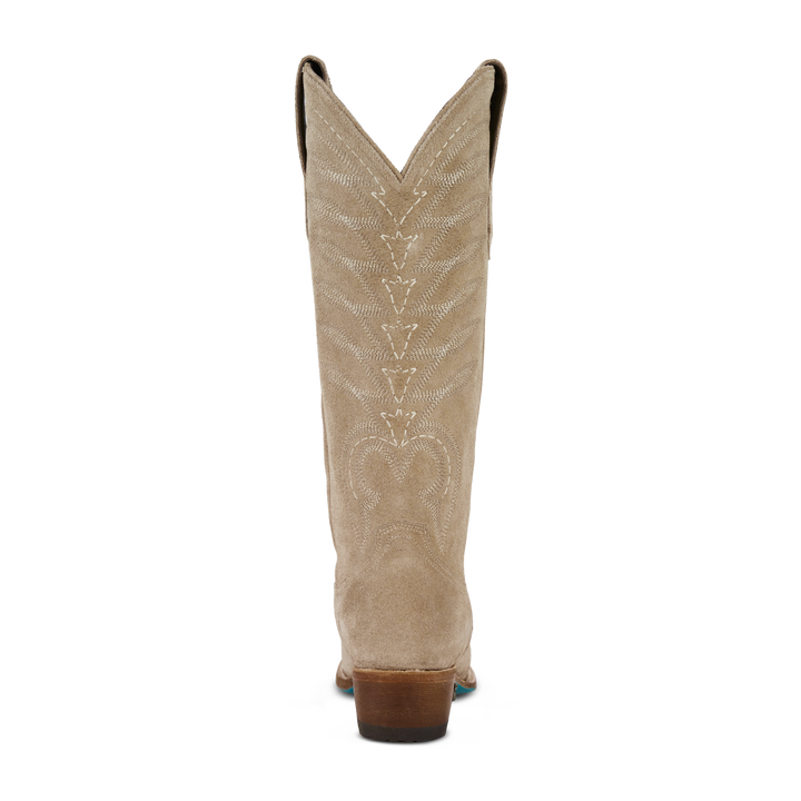 Squash Blossom Boot - Latte Suede