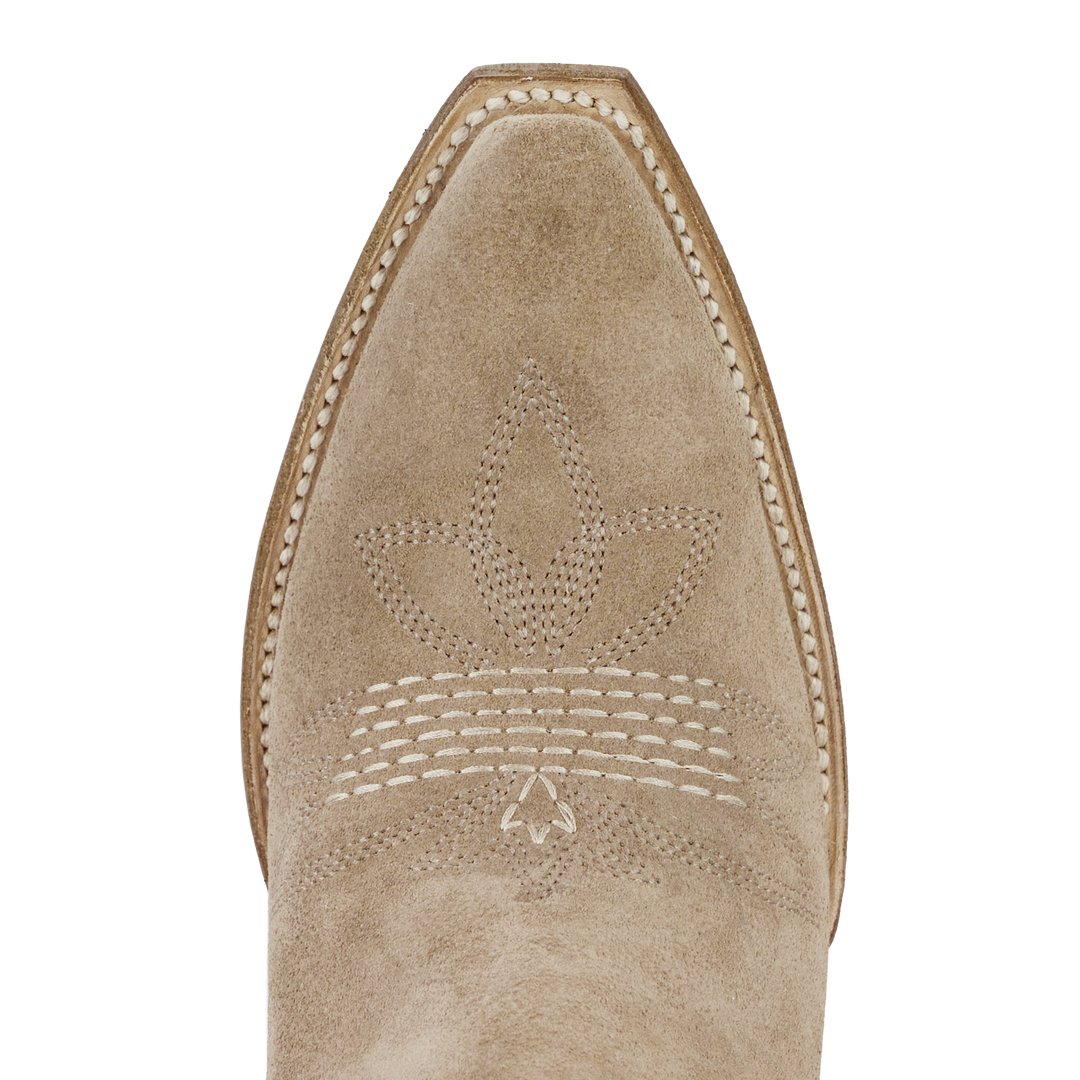 Squash Blossom Boot - Latte Suede