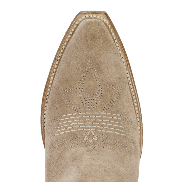 Squash Blossom Boot - Latte Suede